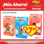 Oferta del día Soriana: 1 litro de leche Soriana a $7.90 solo hoy 22 de enero