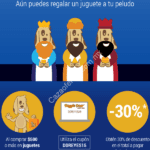 30% de descuento en juguetes para perro en Doggie Door usando el cupón DDREYES15