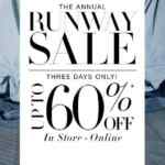 Venta anual Runway Sale en BCBGMAXAZRIA: Hasta 60% de descuento en tiendas y online (y envío gratis para México)