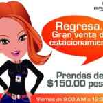 Gran venta de estacionamiento mañana viernes en Britos Jeans de 9:00 am - 12:30 pm