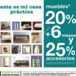 Muebles 20% + 6 meses y 25% en accesorios en Mobica