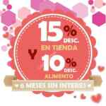 15% de descuento en toda la tienda y 10% de descuento en alimento + 6 meses sin intereses en Petland