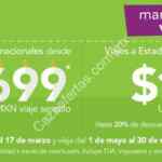 Oferta Volaris del 17 de marzo con viajes nacionales desde $699 pesos y $115 USD en viaje sencillo a USA