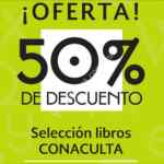 Descuentos del 50% en libros de Conaculta en librerías Educal
