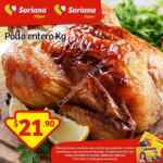 Pollo entero a $21.90 en Soriana con tarjeta de lealtad