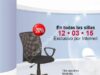 Hoy 20% de descuento en todas las sillas dentro del sitio de internet de Office Depot
