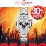 Desde hoy y hasta el 29 de marzo 30% de descuento en relojes Nivada en Sears
