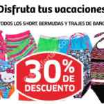 30% de descuento en todos los shorts, bermudas y trajes de baño en Soriana sólo este fin de semana