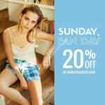 Sunday Fanday, 20% de descuento en Women Secret solo hoy domingo