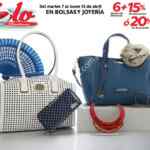 20% de descuento o 6 meses sin intereses + 15% de descuento en Bolsas y Joyería Sanborns
