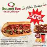 Tocino gratis en tu sandwich clásico Italiano en Quiznos en Antara