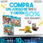 Compra un juego de Wii U en Gameplanet y llévate el segundo con 50% de descuento