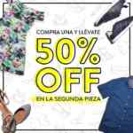 Compra una prenda o calzado en Dafiti y recibe 50% de descuento en tu segundo producto