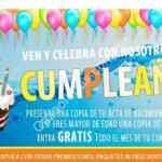 Entra GRATIS a Tepetongo parque acuático si es el mes de tu cumpleaños