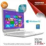Recibe 20% de descuento en toda la marca Toshiba dentro del sitio de Office Depot