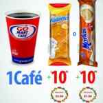 Ofertas Go Mart: 1 café + 10 pesos y llévate unas Madalenas o unas galletas Marías
