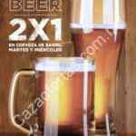 2x1 en cervezas de barril en restaurantes Applebees del DF los martes y miércoles
