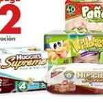 En Farmacias Benavides 3x2 en pañales Huggies, Suavelastic, Kiddies Antifugas, Options Baby