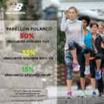 Hasta 50% de descuento en tienda New Balance de Pabellón Polanco y meses sin intereses