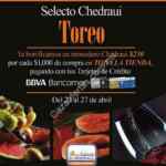 Promoción Chedraui Toreo Inauguración: $250 de bonificación por cada $1000 de compra pagando con Bancomer