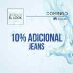 Sorpresas de Semana Santa en Julio: 10% de descuento + 10% adicional en jeans sólo hoy domingo