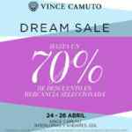 Dream Sale Vince Camuto en boutiques Andares e Interlomas: Hasta 70% de descuento en mercancía seleccionada
