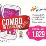 En Famsa 2 celulares Alcatel One Touch Pop C1 por $1,829