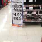 Gran liquidación de discos y películas en Chedraui Universidad desde $4.90 pesos
