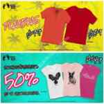 Playeras Hang ten desde $89 y 2X1 1/2 en Hang Ten