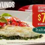 Desayunos completos en Italianni's Solo por $79 de lunes a viernes