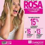 Jueves Rosa Liverpool 9 de abril: 15% en monedero + 13 meses sin intereses en toda la tienda