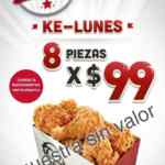 Promoción Ke-Días en KFC: descuentos en piezas de pollo y paquetes los lunes, martes y miércoles
