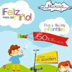 Promoción Día del Niño Mixup: hasta 50% de descuento en blu rays y DVD infantiles