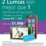 En Movistar 2 celulares Nokia Lumia 435 y Nokia Lumia 530 por $1,999