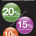 Promoción Puntos Sears: Hasta 20% de descuento adicional en hogar, tecnología, entretenimiento y deportes