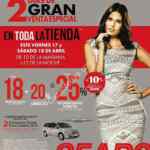 Venta Especial Sears 17 y 18 de abril: 20% de descuento y 12 meses sin intereses