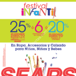 Festival Infantil en Sears, hasta 25% de descuento directo o 6 mensualidades sin intereses