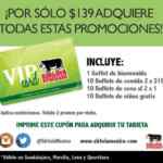 Tarjeta VIP de Sirloin Stockade. Buffete gratis, 2X1 y más promociones por $139