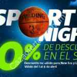 Sport Night en nbatienda.com: 20% de descuento en toda la tienda oficial de la NBA en México