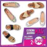 Oferta Suburbia, 2 pares de ballerinas o sandalias por $340