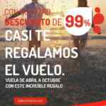 Promoción VivaAerobús 99% de descuento en vuelos