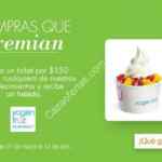 Promoción Galerías Coapa: helado Yogen Früz de regalo en la compra de $350 dentro de la plaza
