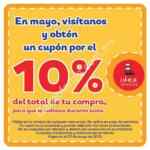 10% de descuento para una segunda compra en Idea Interior si compras cualquier cosa durante mayo
