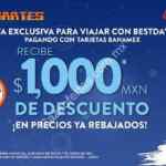 El día de hoy obtén cupón de descuento de $1000 en precios rebajados de Bestday si pagas con tarjeta Banamex