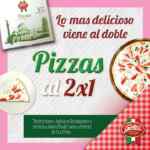 Pizza Gino's 2X1 los sábados