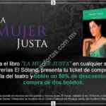 Compra el libro de La Mujer Justa en El Sótano y recibe 50% de descuento en la compra de dos boletos para la obra de teatro