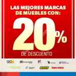 Últimos días con 20% de descuento en Muebles de diversas marcas dentro de Ofix