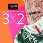 Flash Sale de Dafiti con 3X2 en gran variedad de marcas exclusivas dentro del sitio web