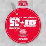 Del 21 al 25 de mayo Gran venta de etiqueta roja en Sears con descuentos de hasta 50%