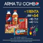 1 renta + llavero de Avengers + M&Ms + 2 refresos y palomitas por $64 pesos en Blockbuster